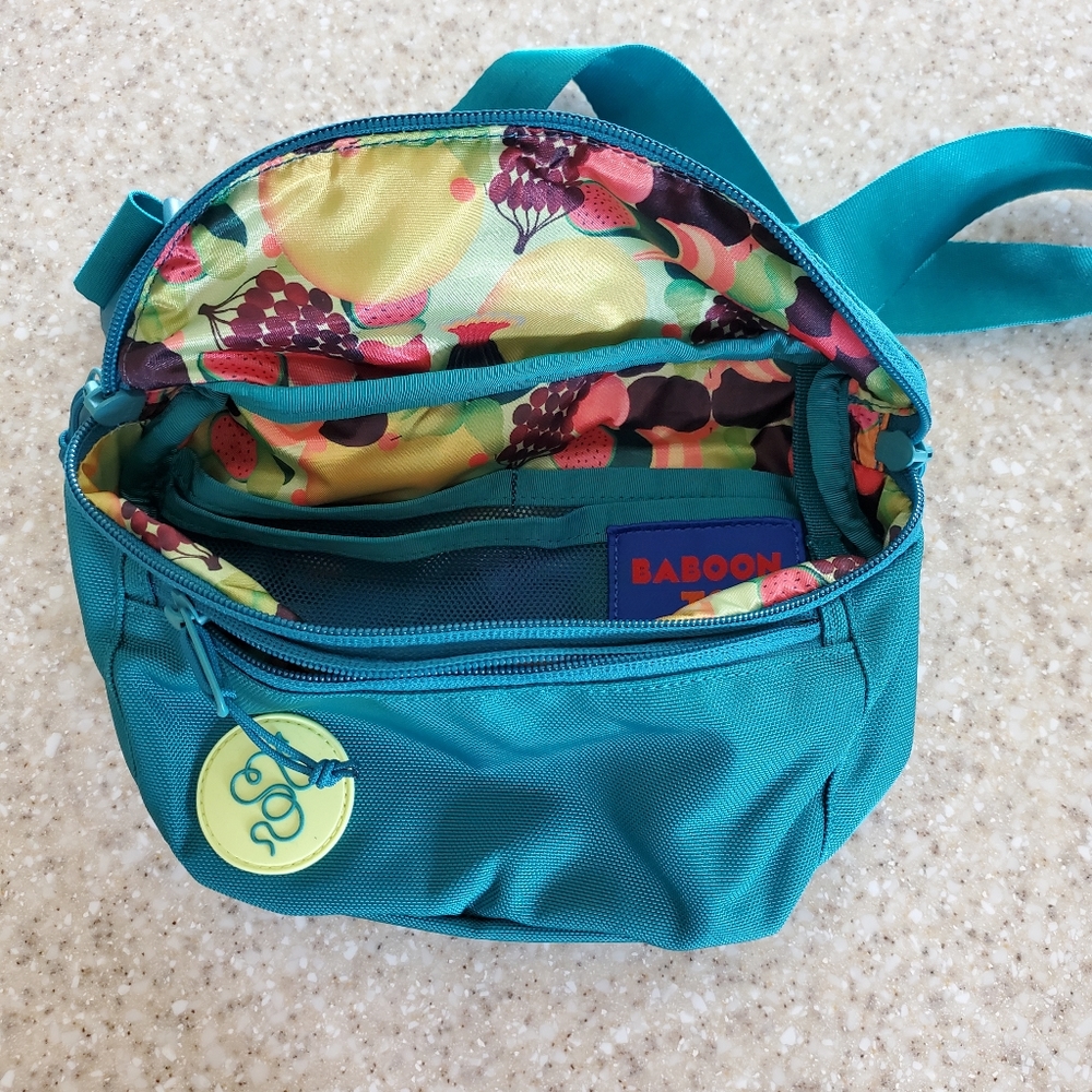 Baboon to the Moon fanny pack in Pacific Green